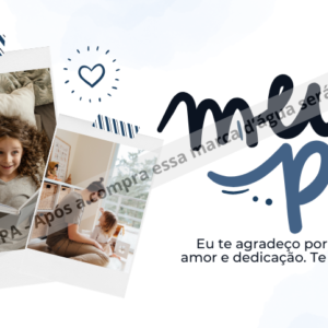 🌟Dia dos Pais Ilustrado Azul e Branco🌟