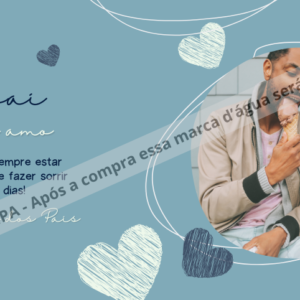 🌟Dia dos pais em azul e branco🌟