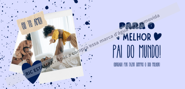 🌟Dia dos pais fofo azul🌟