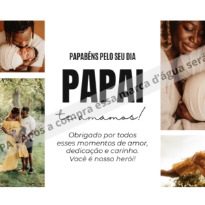 🌟Dia dos pais fotográfico em branco e preto🌟