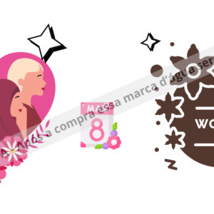 🌟Dia da Mulher com rosa e preto🌟