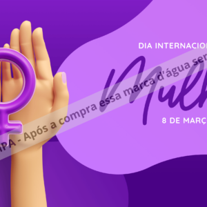 🌟Dia da Mulher - Mãos 3d render par de mãos🌟